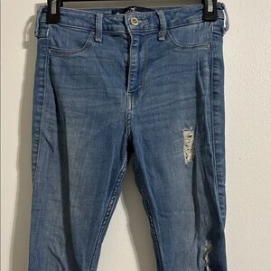 Destructed High Rise Jegging